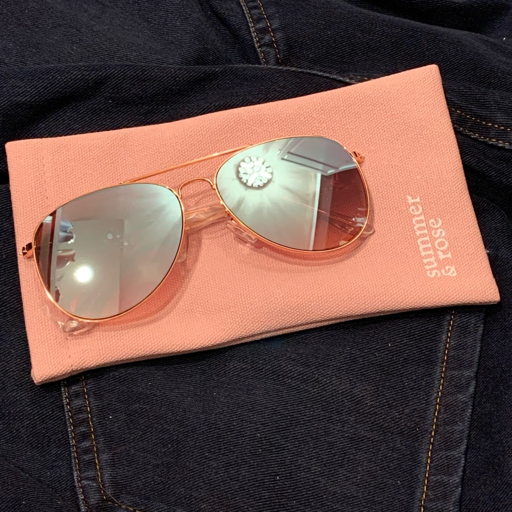 Summer & Rose mirrored aviators